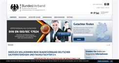 Desktop Screenshot of bdsf.de