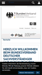Mobile Screenshot of bdsf.de