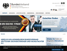 Tablet Screenshot of bdsf.de